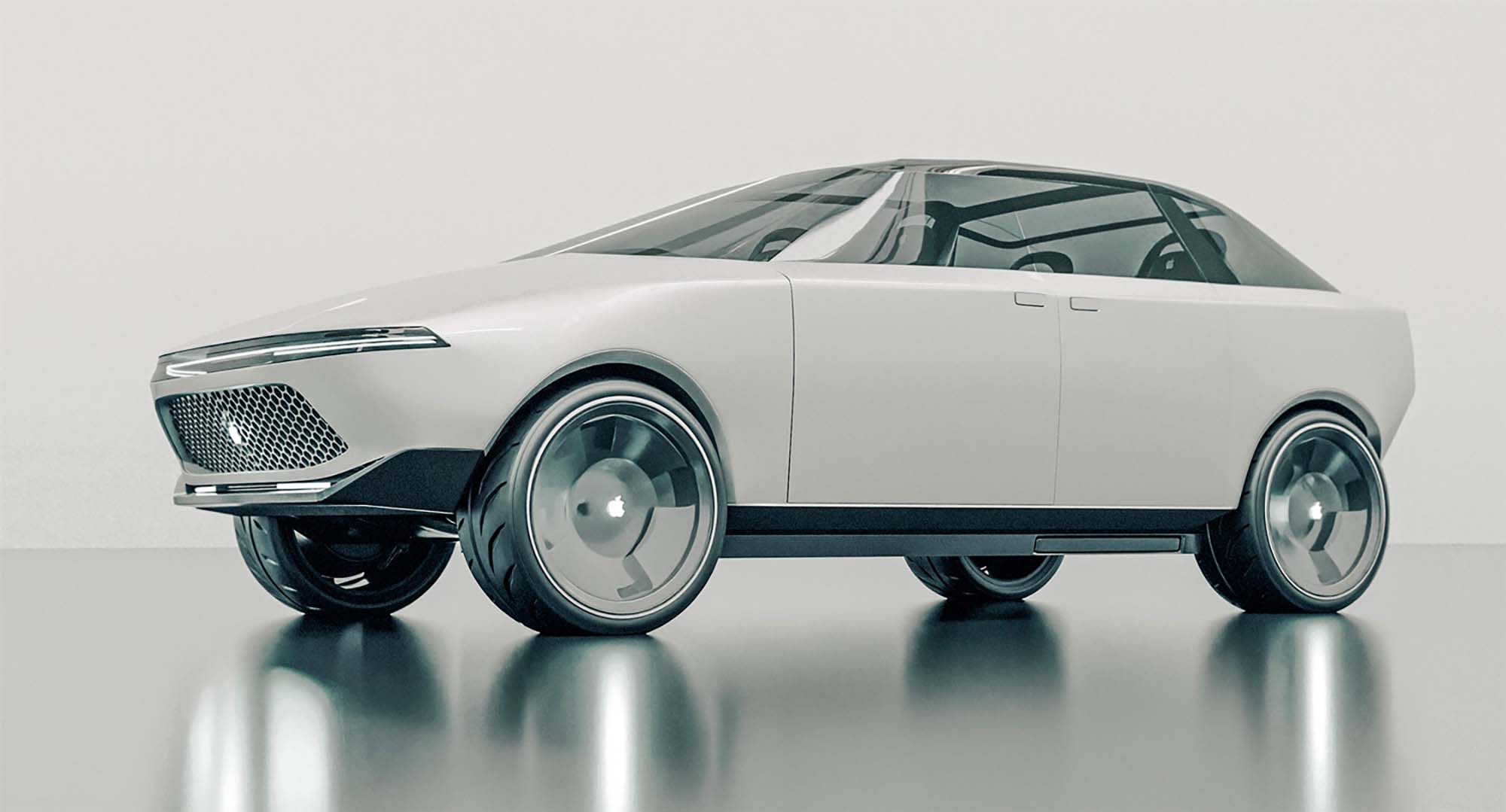 Apple car rendering.