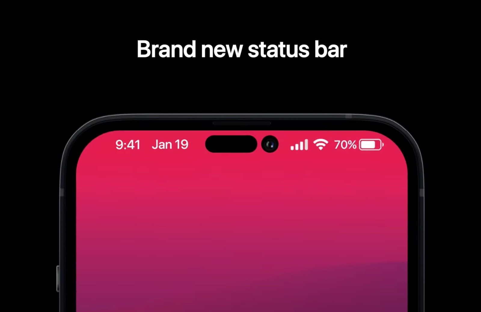 iPhone 14 Pro new notch design concept