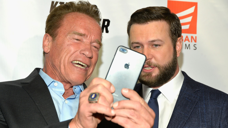Arnold Schwarzenegger and Taran Killam