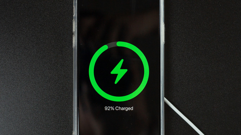 iPhone charging