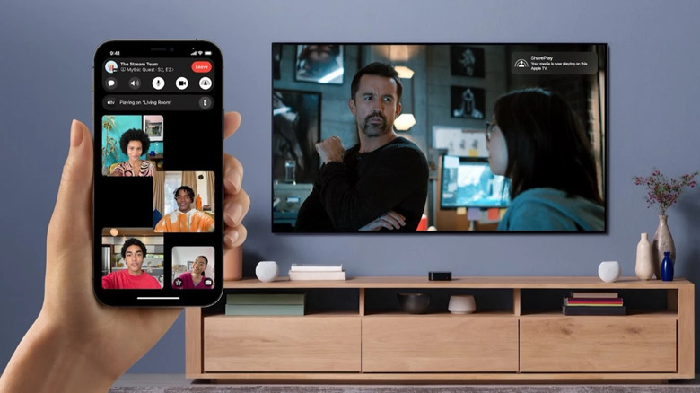 shareplay on iphone and tv