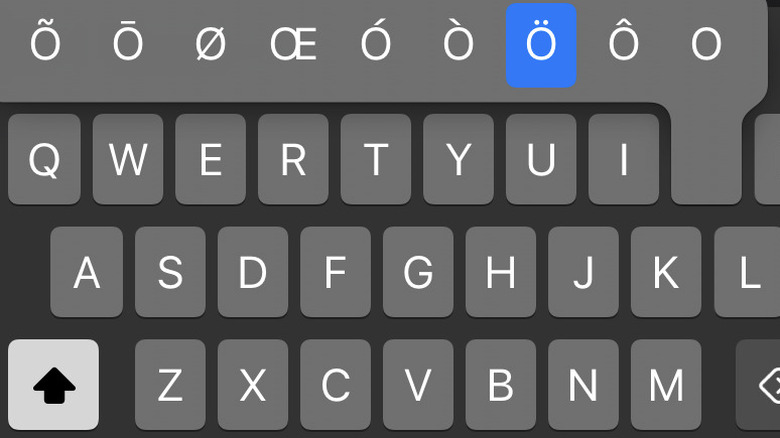 Alternate characters