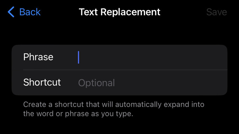 Create shortcut