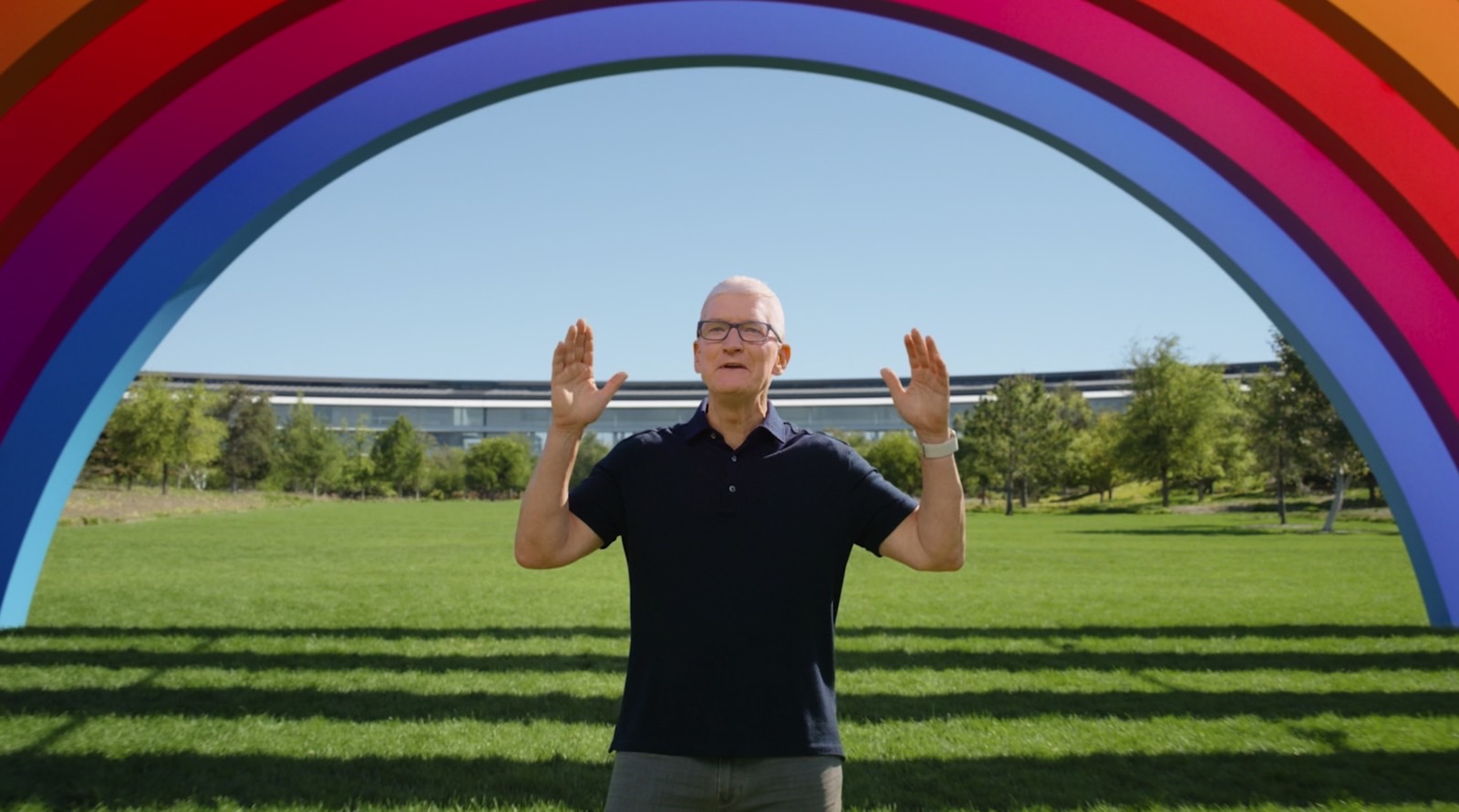 Tim Cook during Apple's iPhone 14 event on September 7th.