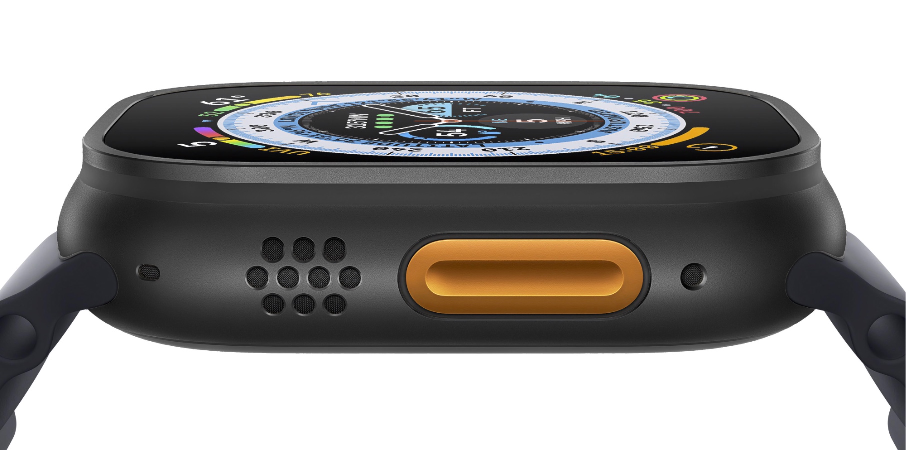 Apple Watch Ultra 2 with a dark finish