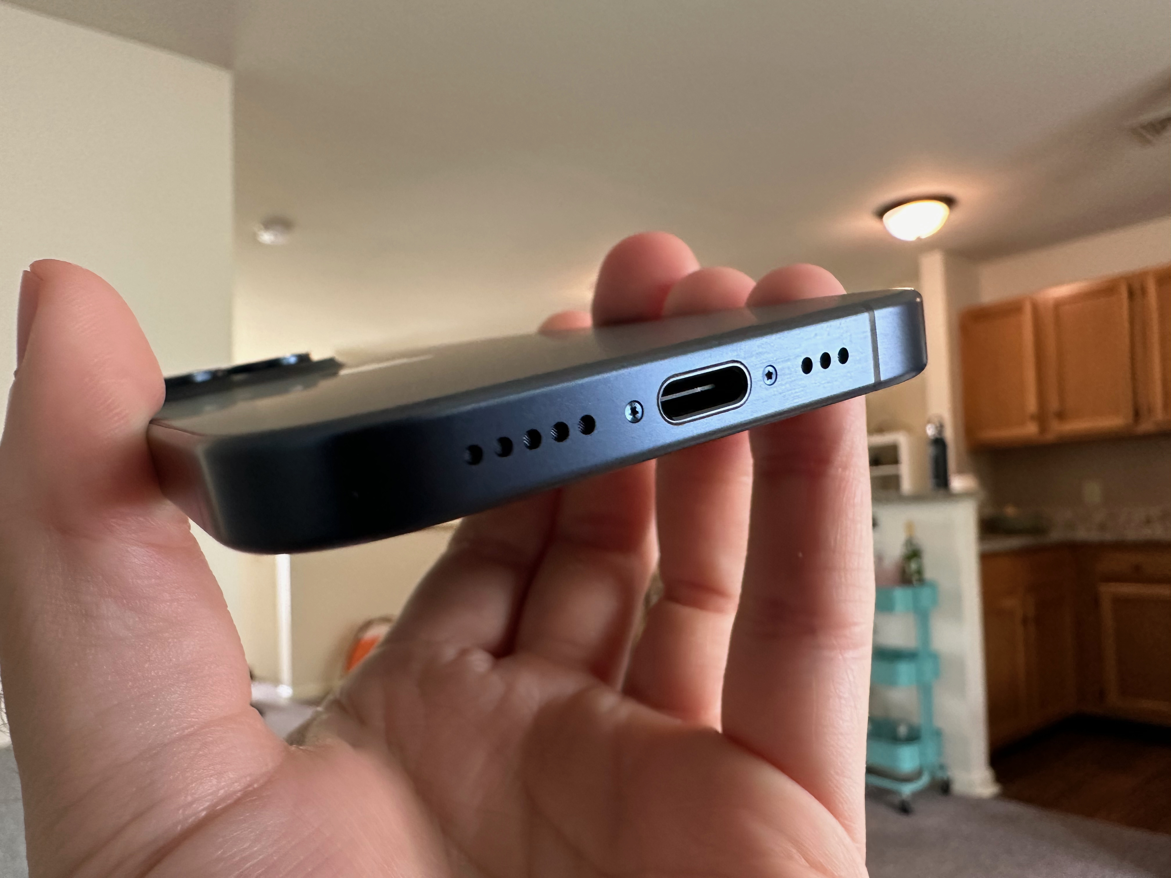 iPhone 15 Pro USB-C port