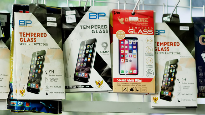 Screen protectors store display