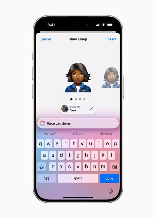 Genmoji on iPhone