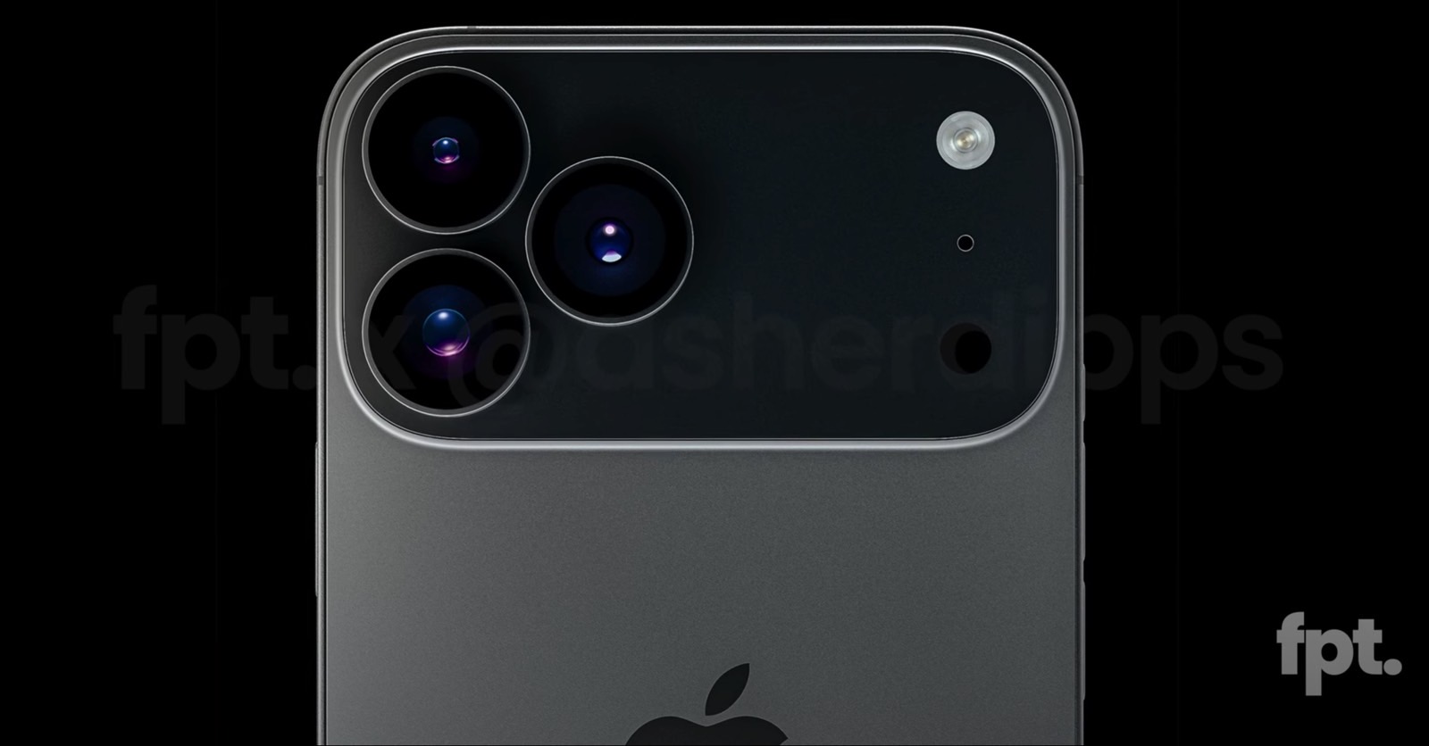 Purported iPhone 17 Pro camera design.