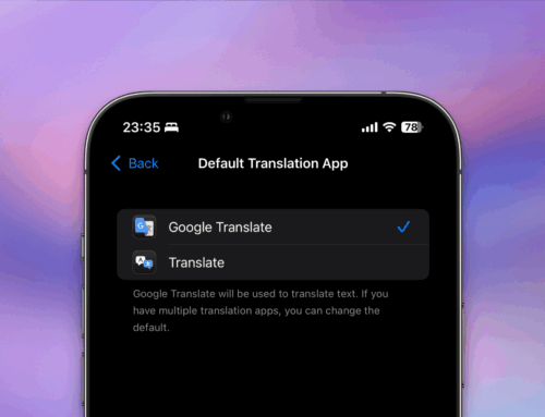 You Can Make Google Translate Your iPhone’s Default Translation App