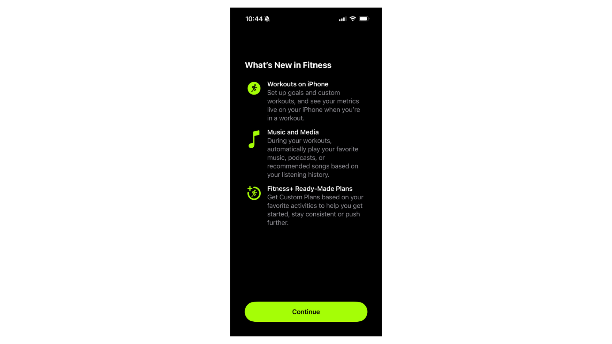 iOS 26 Fitness App update