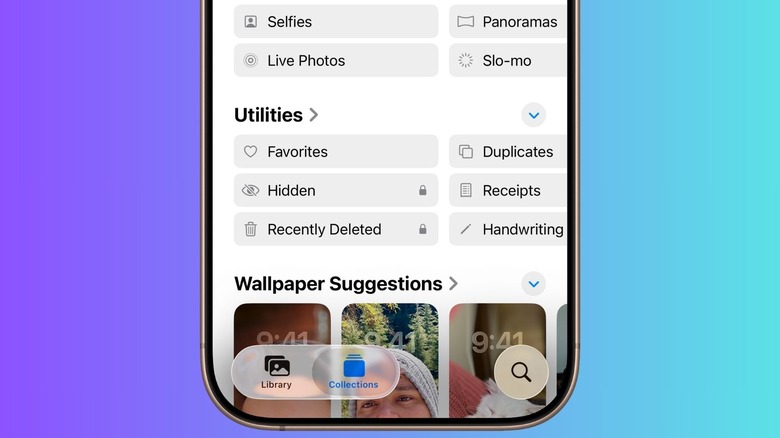 Hidden Media in Apple Photos app.