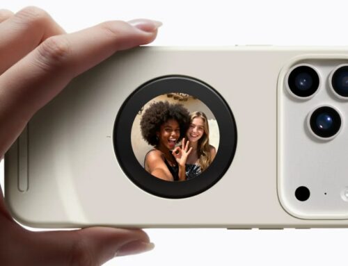 This iPhone case with a second screen lets you snap selfies with its rear cameras