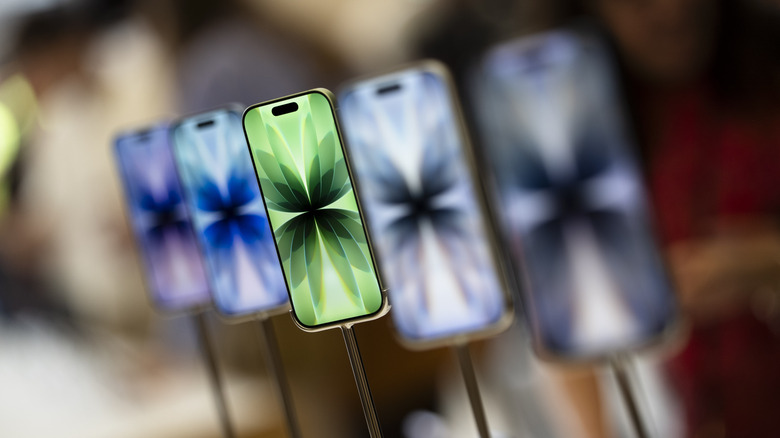 The Dynamic Island display on the standard iPhone 17.