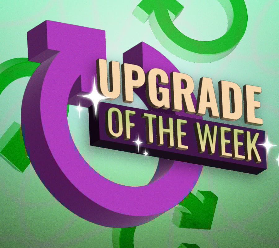 Upgrade of the Week text logo