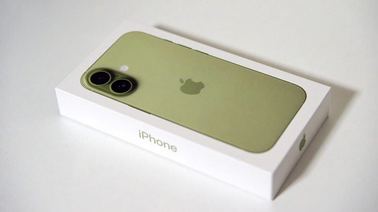 Product box of the iPhone 17
