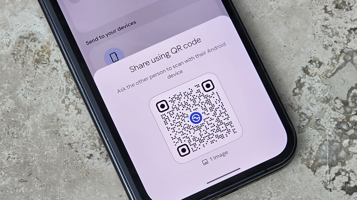 QR code sharing